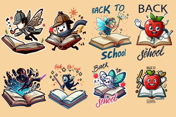 Back to School 8 Design Set
