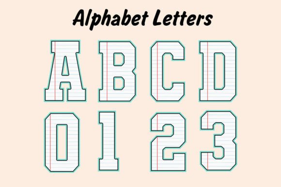 Back to School Alphabet PNG: School Graphics & Illustrations