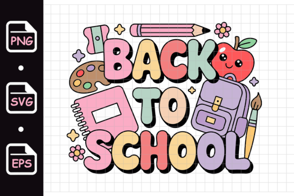 Back to School Cartoon Supplies: Graphics & Illustrations for Real Projects