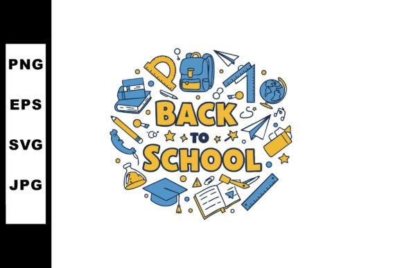 Back to School Education Supplies & Le Graphics
