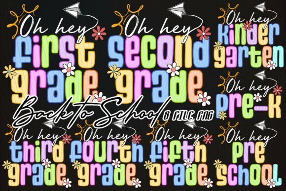 Back to School T-Shirt Graphics for Kids & Students