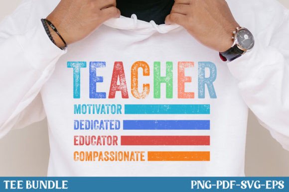 Teacher Motivator Educator SVG Graphics for T-Shirt Designs