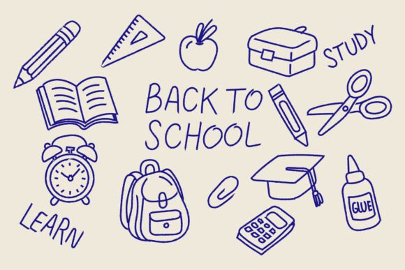 Whimsical Back to School Graphics & Illustrations